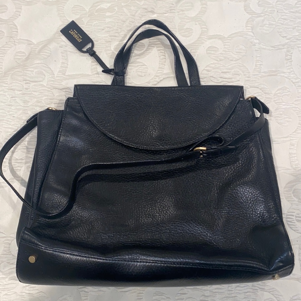Black Kate Spade Saturday bag